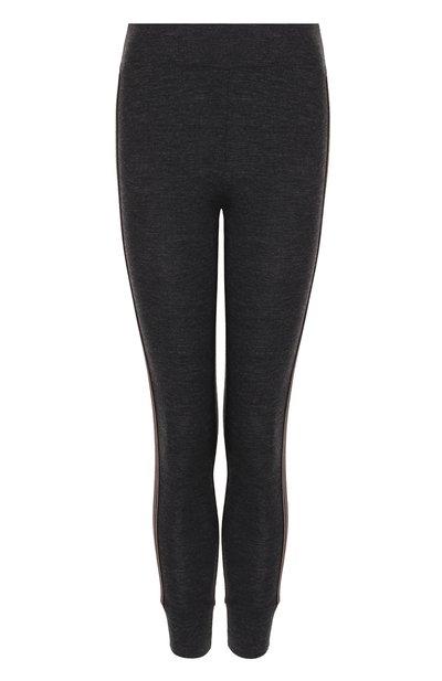 Женские шерстяные легинсы с эластичным поясом BRUNELLO CUCINELLI, арт. M0R25P6759