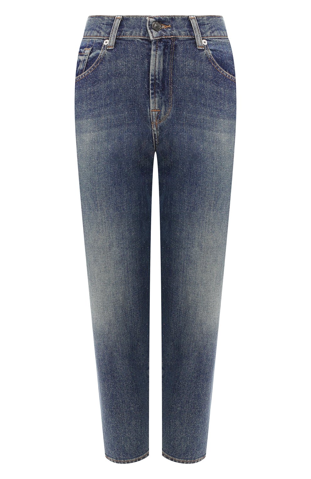 Джинсы 7 FOR ALL MANKIND голубого цвета по цене 22150 руб., арт. JSA7K850LW, фото 1 Джинсы 7 FOR ALL MANKIND, арт. JSA7K850LW, фото 1