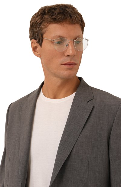 Оправа HAFFMANS NEUMEISTER серебряного цвета по цене 37550 руб., арт. B0WDEN SILVER, фото 3 Оправа HAFFMANS NEUMEISTER, арт. B0WDEN SILVER, фото 3