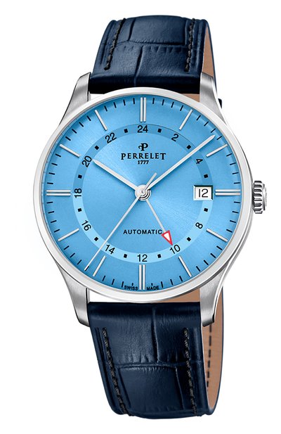 Мужские часы weekend gmt ice blue PERRELET, арт. A1304/A