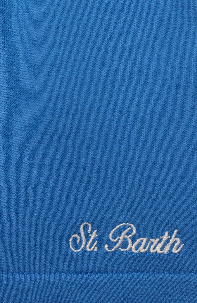 Детские хлопковые шорты MC2 SAINT BARTH синего цвета, арт. STBK RANDLE JR/RANL001 | Фото 3 (Материал сплава: Проставлено; Нос: Не проставлено; Случай: Повседневный; Материал внешний: Хлопок; Ростовка одежда: 10 - 11 лет | 140 - 146см, 8 лет | 128 см, 4 года | 104 см, 13 - 15 лет | 158 см, 16 лет | 164 см, 12 лет | 152 см, 6 лет | 116 см)