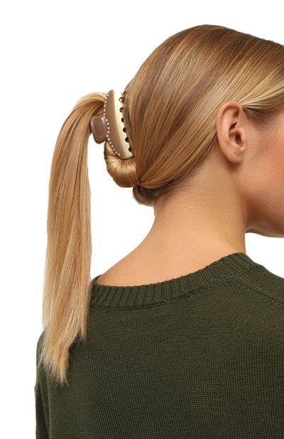 Заколка для волос ALEXANDRE DE PARIS бежевого цвета по цене 10990 руб., арт. ICCM-15571-03A22 OS, фото 2 Заколка для волос ALEXANDRE DE PARIS, арт. ICCM-15571-03A22 OS, фото 2