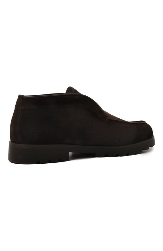Замшевые ботинки Santoni WUDG71345DKRAHSY Коричневый  WUDG71345DKRAHSY Фото 5