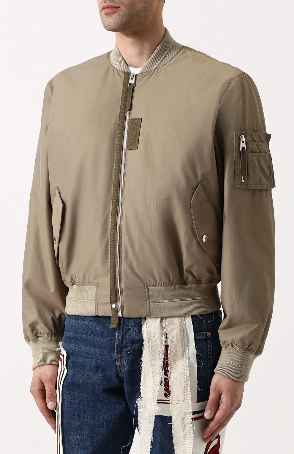 Бомбер на молнии с карманами JW ANDERSON, арт. JK24MS18 807/190, фото 3