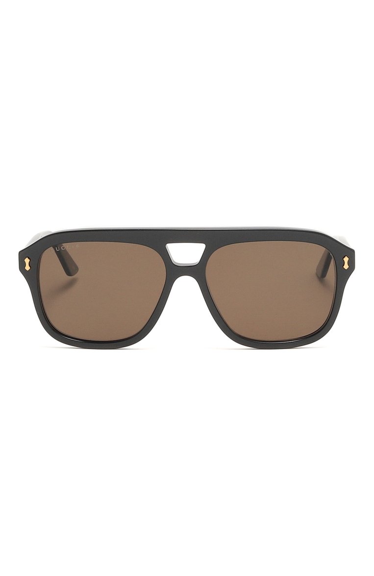 Мужские солнцезащитные очки GUCCI черного цвета, арт. GG1263S 002 | Фото 3 (Нос: Не проставлено; Региональные ограничения белый список (Axapta Mercury): Не проставлено; Тип очков: С/з; Кросс-КТ: С/з-мужское; Материал: Пластик; Оптика Гендер: оптика-мужское; Очки форма: Авиаторы)