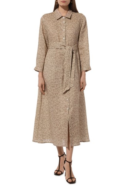 Льняное платье KITON, арт. D57308H08001, фото 3