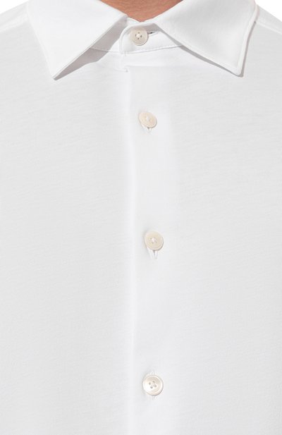 Хлопковая сорочка ZEGNA, арт. UB360A5/B766, фото 5