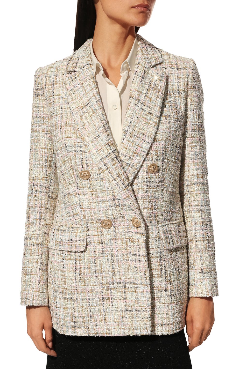Двубортный жакет SEVEN LAB, арт. JK tw multi beige, фото 3