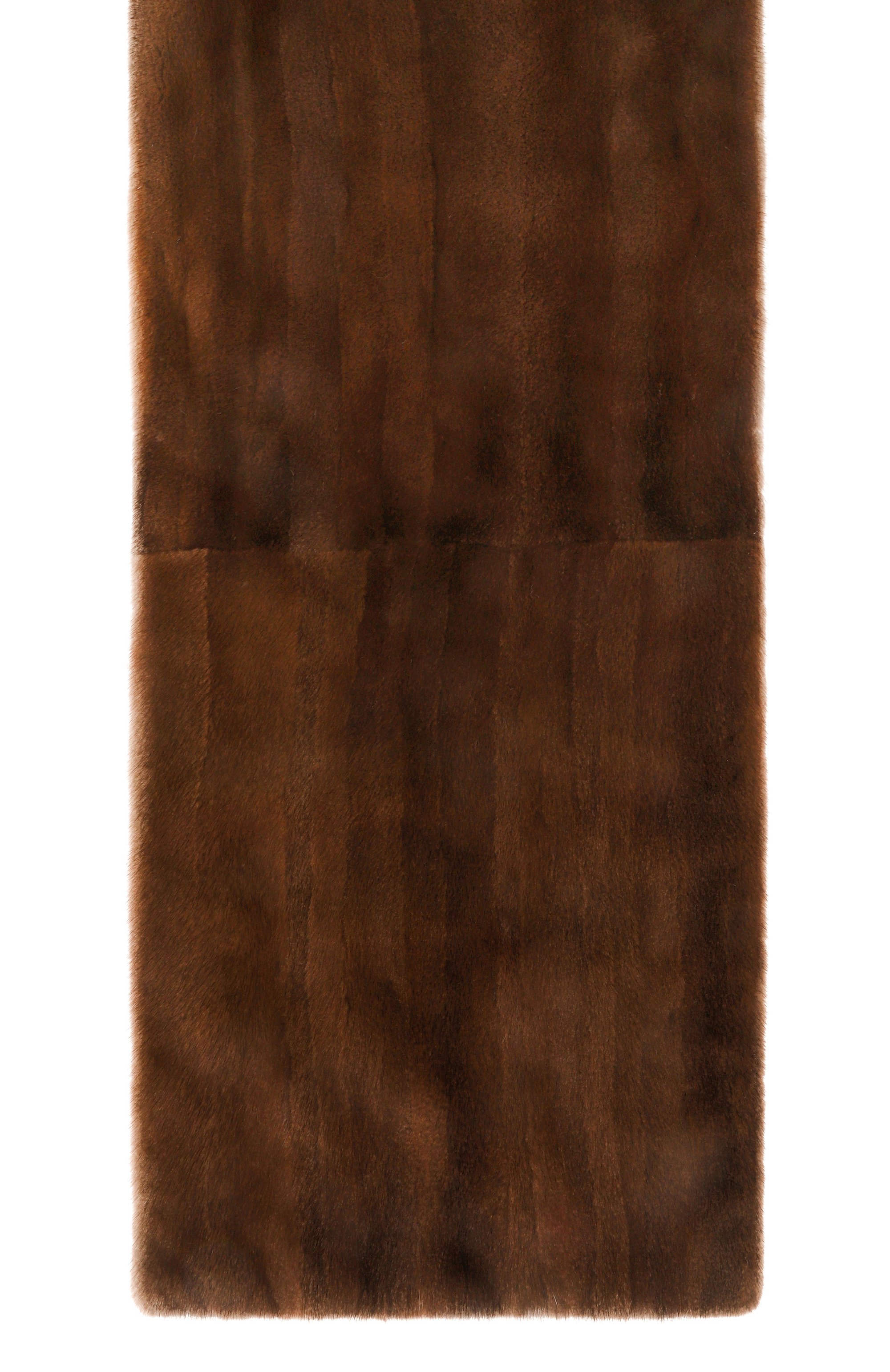 Меховой шарф из норки COLOR TEMPERATURE, арт. НШ-10/БН, фото 4