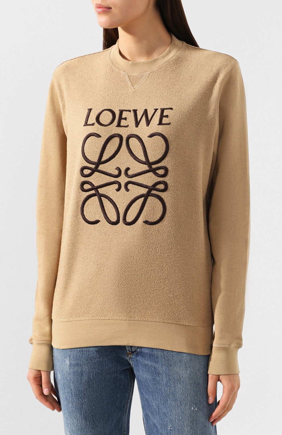 Хлопковый свитшот LOEWE, арт. S6199800CR, фото 3