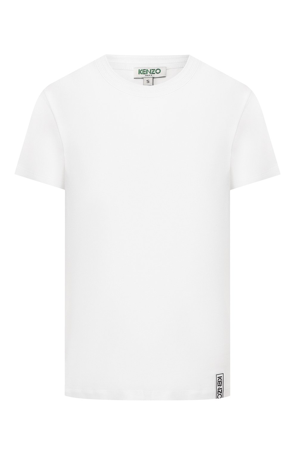 Футболка KENZO белого цвета по цене 5430 руб., арт. F002TS793980, фото 1 Футболка KENZO, арт. F002TS793980, фото 1