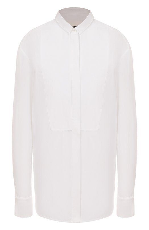 Хлопковая рубашка Jil Sander J04DL0104/J45001 Белый J04DL0104/J45001