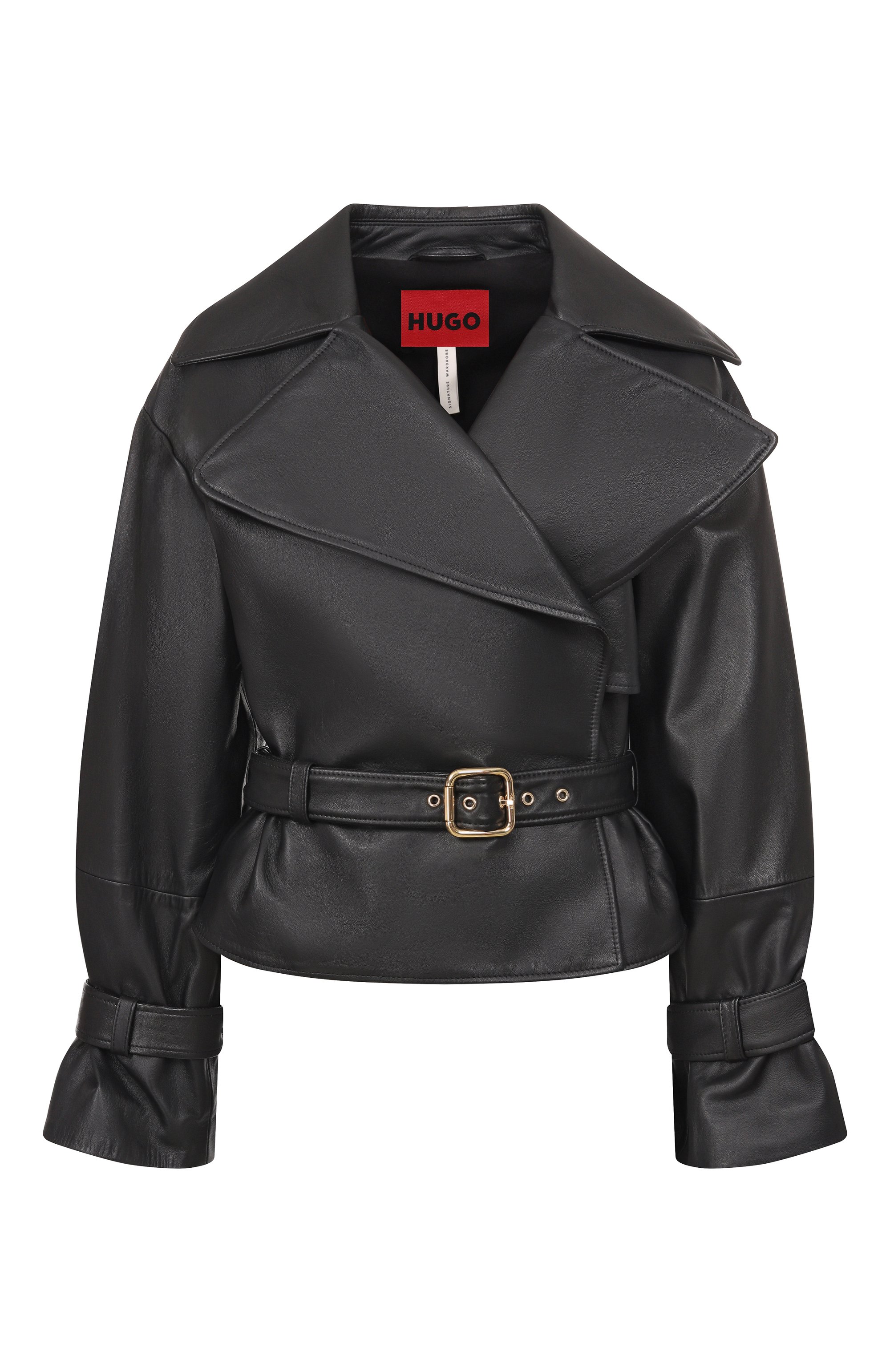 Кожаная куртка HUGO, арт. 50560068, фото 1