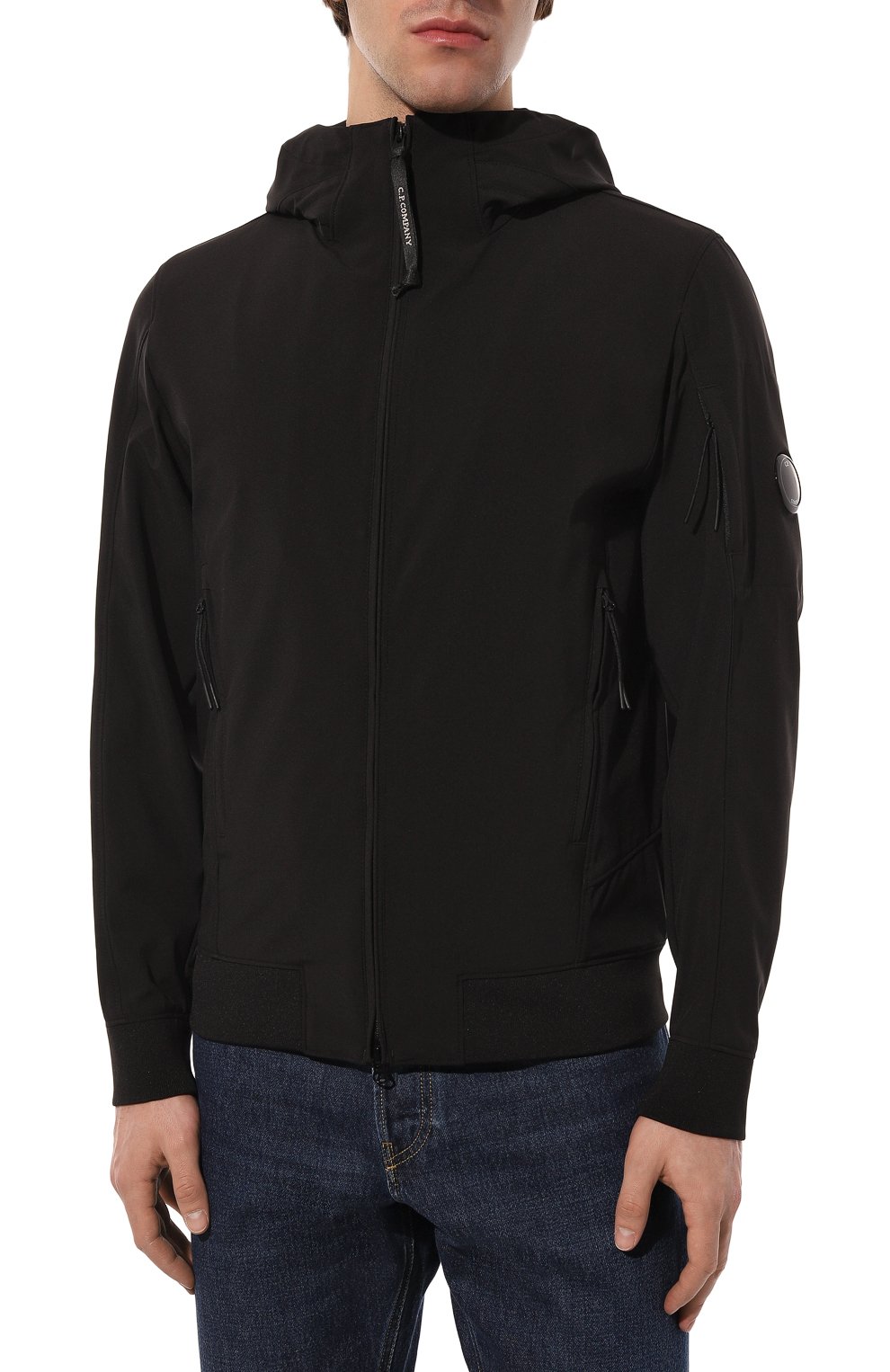 Бомбер C.P. COMPANY черного цвета по цене 45400 руб., арт. 14CM0W002A-005968A, фото 3 Бомбер C.P. COMPANY, арт. 14CM0W002A-005968A, фото 3