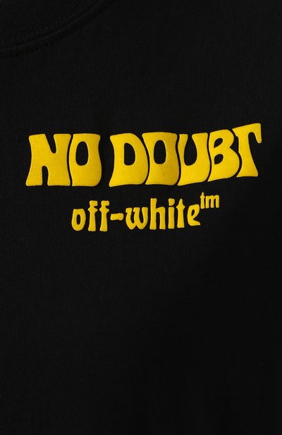 Хлопковая футболка OFF-WHITE, арт. 0WAA049R19B070471088, фото 5
