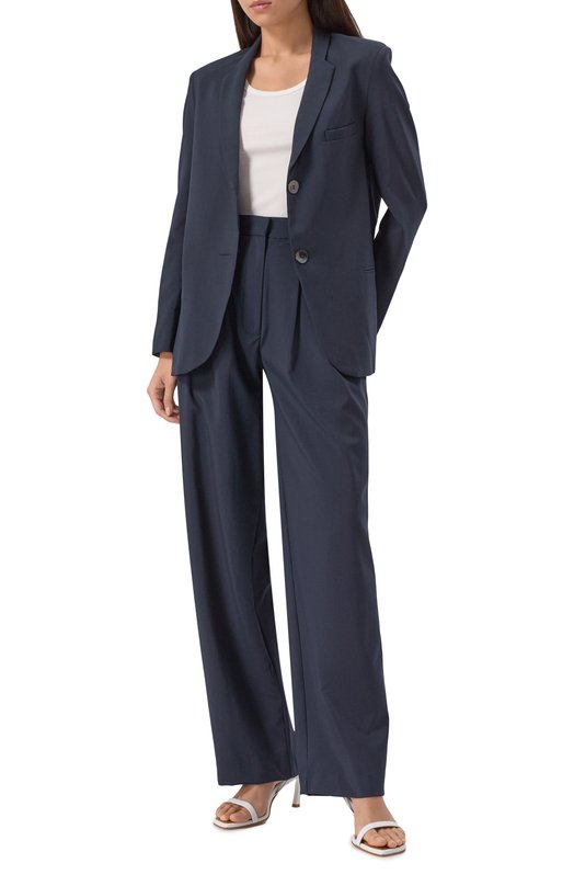 Шерстяной жакет Albus Lumen AL.RT25.001.CLASSICBLAZER.W00L Синий  AL.RT25.001.CLASSICBLAZER.W00L Фото 2
