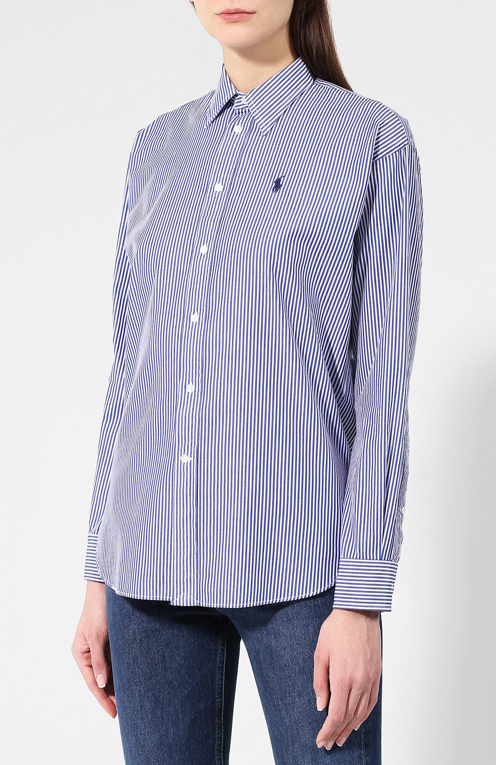 Хлопковая рубашка POLO RALPH LAUREN, арт. 211744736, фото 3