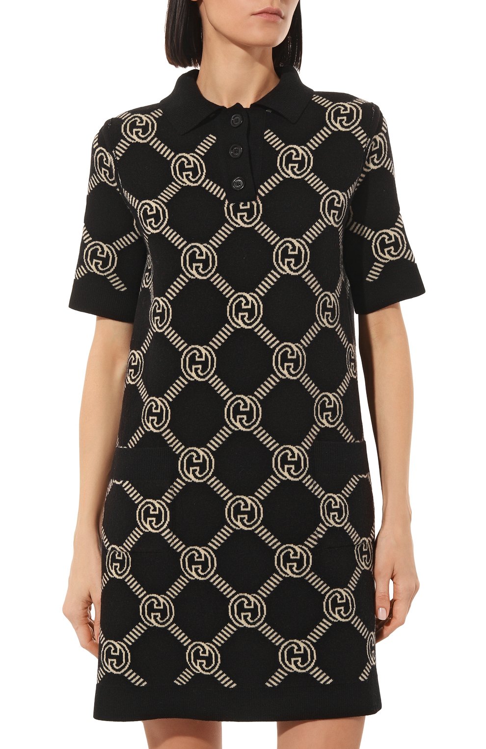 Двустороннее платье из шерсти GUCCI, арт. 678311 XKB5S, фото 6
