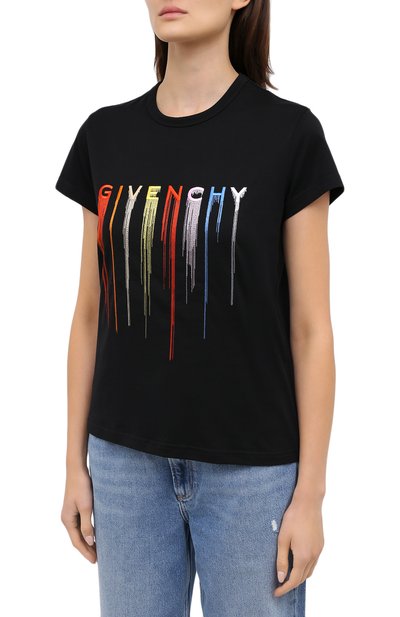 Хлопковая футболка GIVENCHY, арт. BW707Y3Z3R, фото 3
