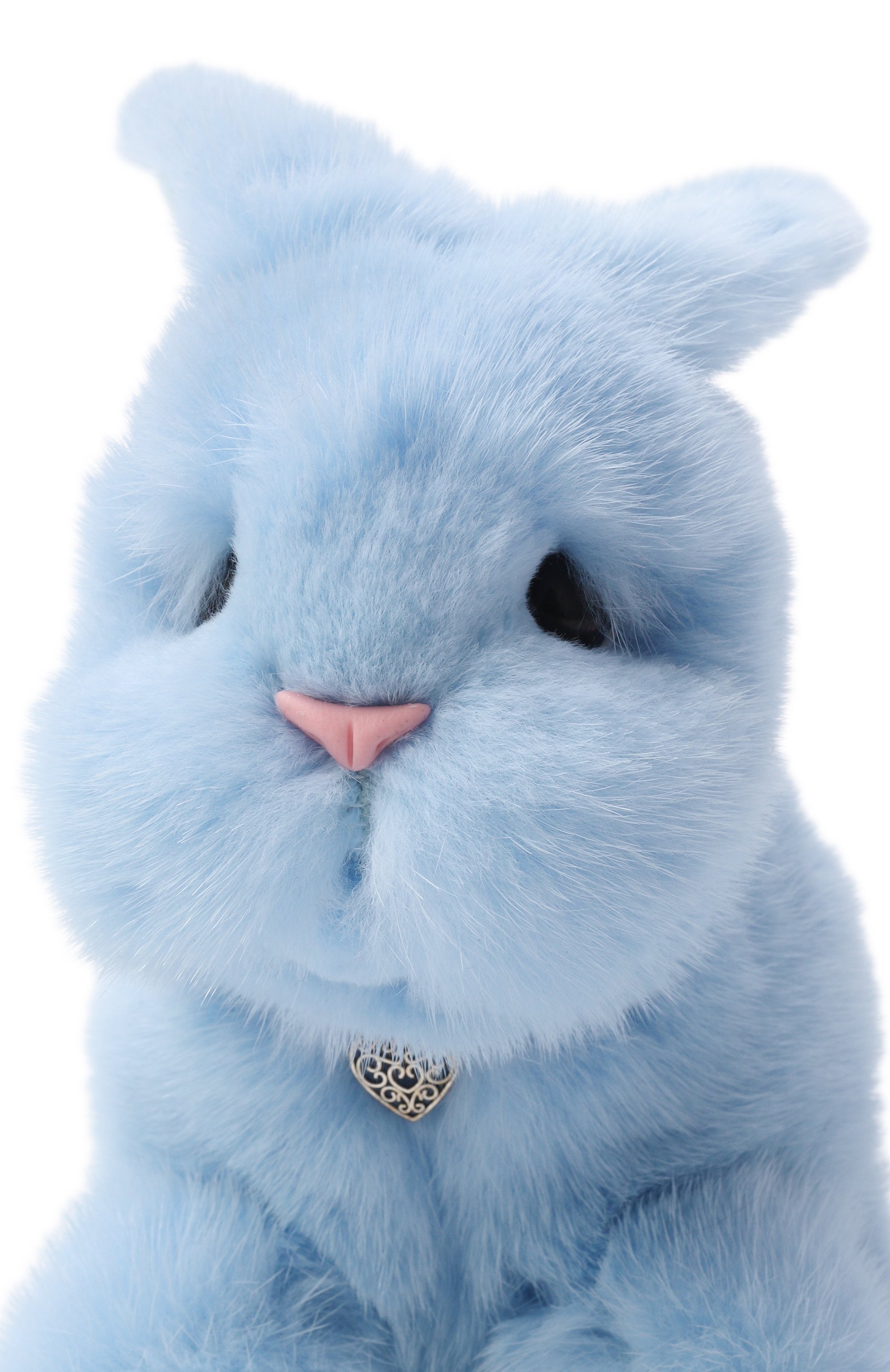 Мягкая игрушка кролик из норки CAROLON, арт. МИ-25-ПД-01, фото 4