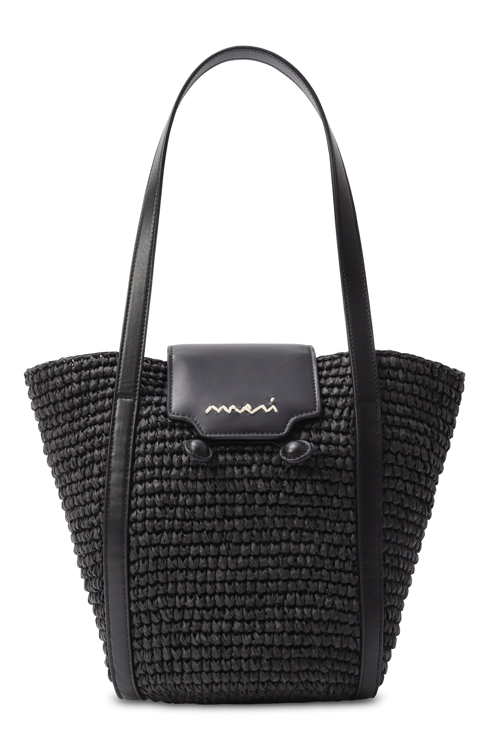 Сумка trunkaroo MARNI черного цвета по цене 79950 руб., арт. SHMP0117U1/P8321, фото 1 Сумка trunkaroo MARNI, арт. SHMP0117U1/P8321, фото 1