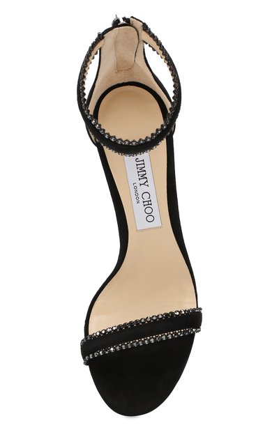 Замшевые босоножки dochas 100 JIMMY CHOO, арт. D0CHAS 100/WJT, фото 5