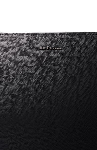 Клатч KITON черного цвета по цене 116000 руб., арт. UBA0010N01269, фото 5 Клатч KITON, арт. UBA0010N01269, фото 5