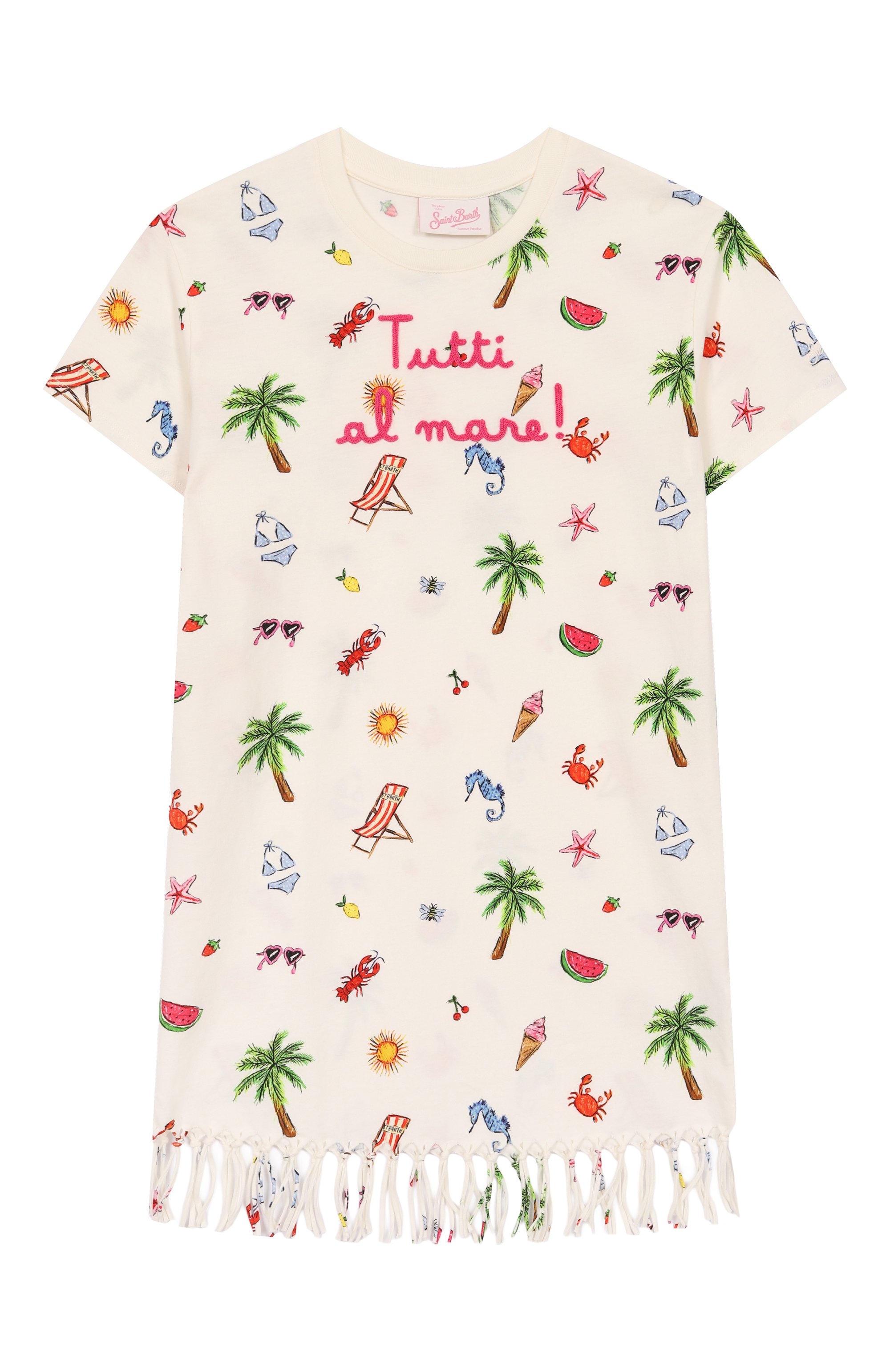 Хлопковая туника MC2 SAINT BARTH, арт. ABBEY/03844H, фото 1