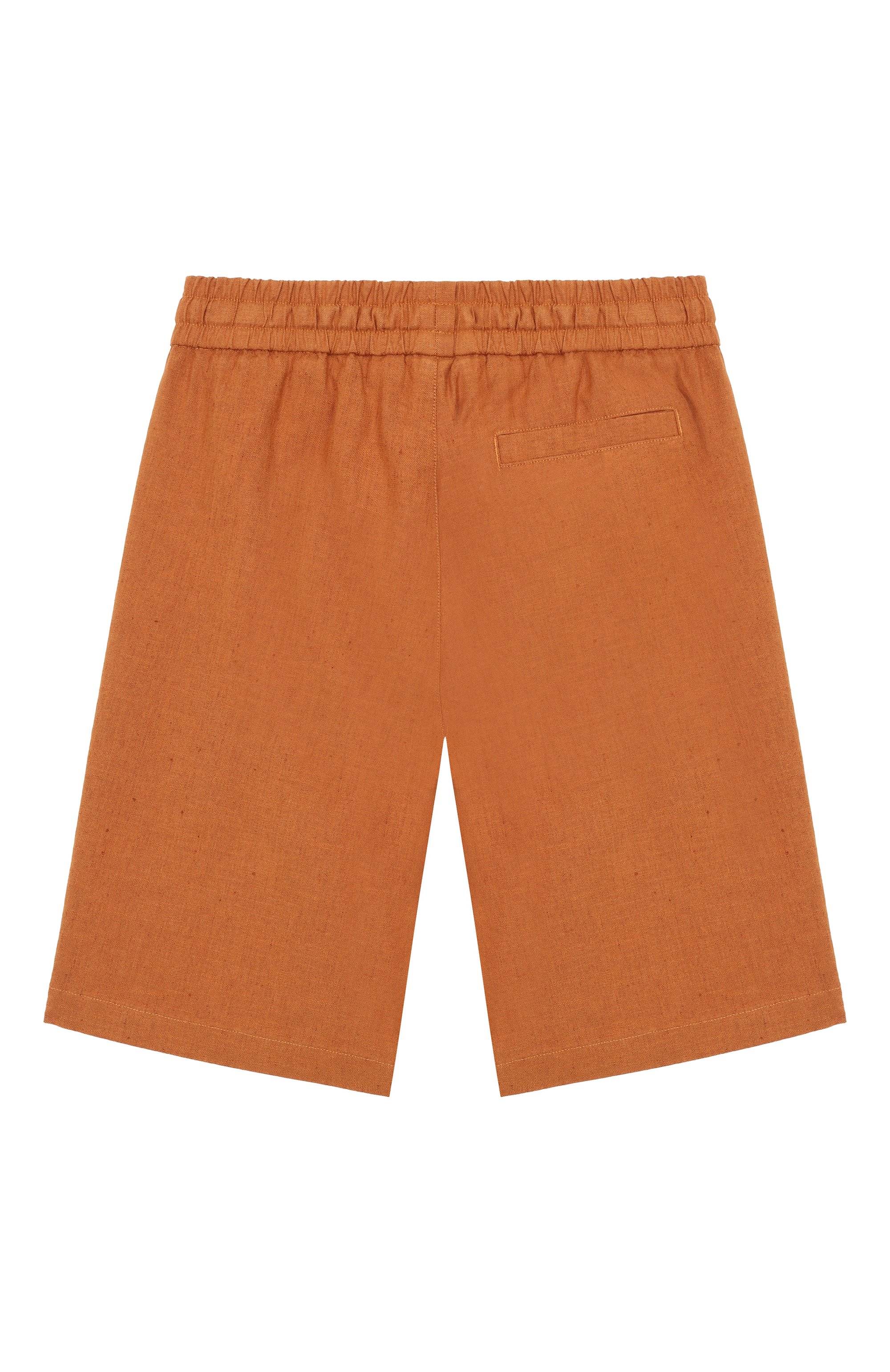 Шорты из хлопка и льна DOLCE & GABBANA, арт. L43Q58/LT372_001, фото 2