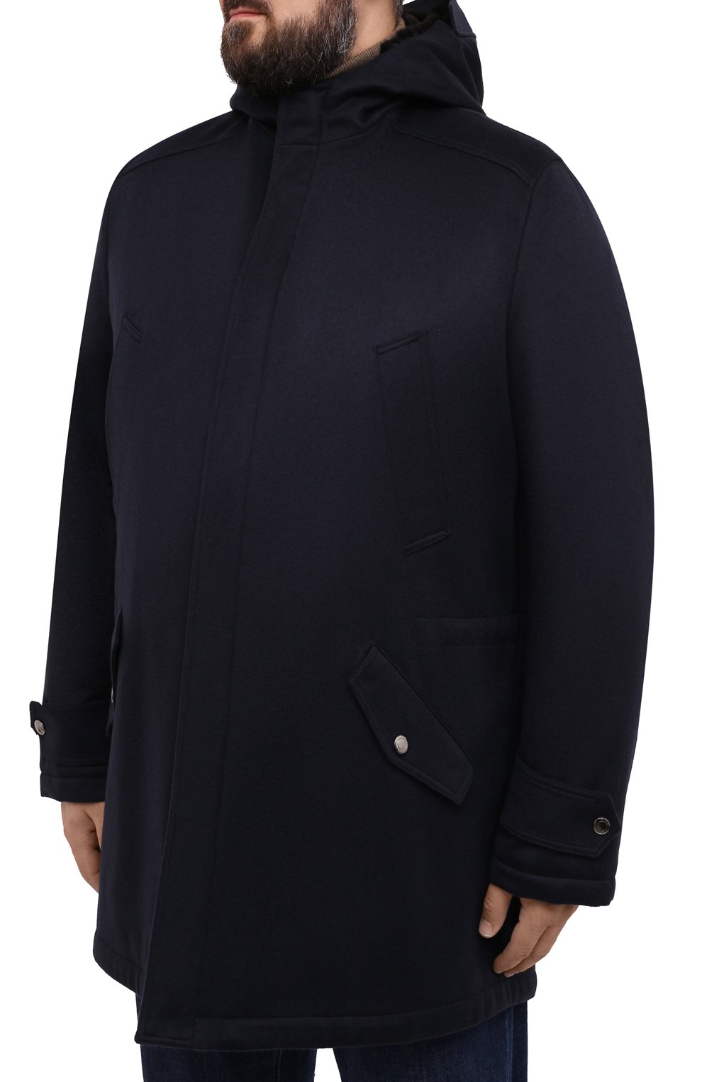 Кашемировая парка с меховой подкладкой KIRED, арт. WAIRESW681801900G, фото 3