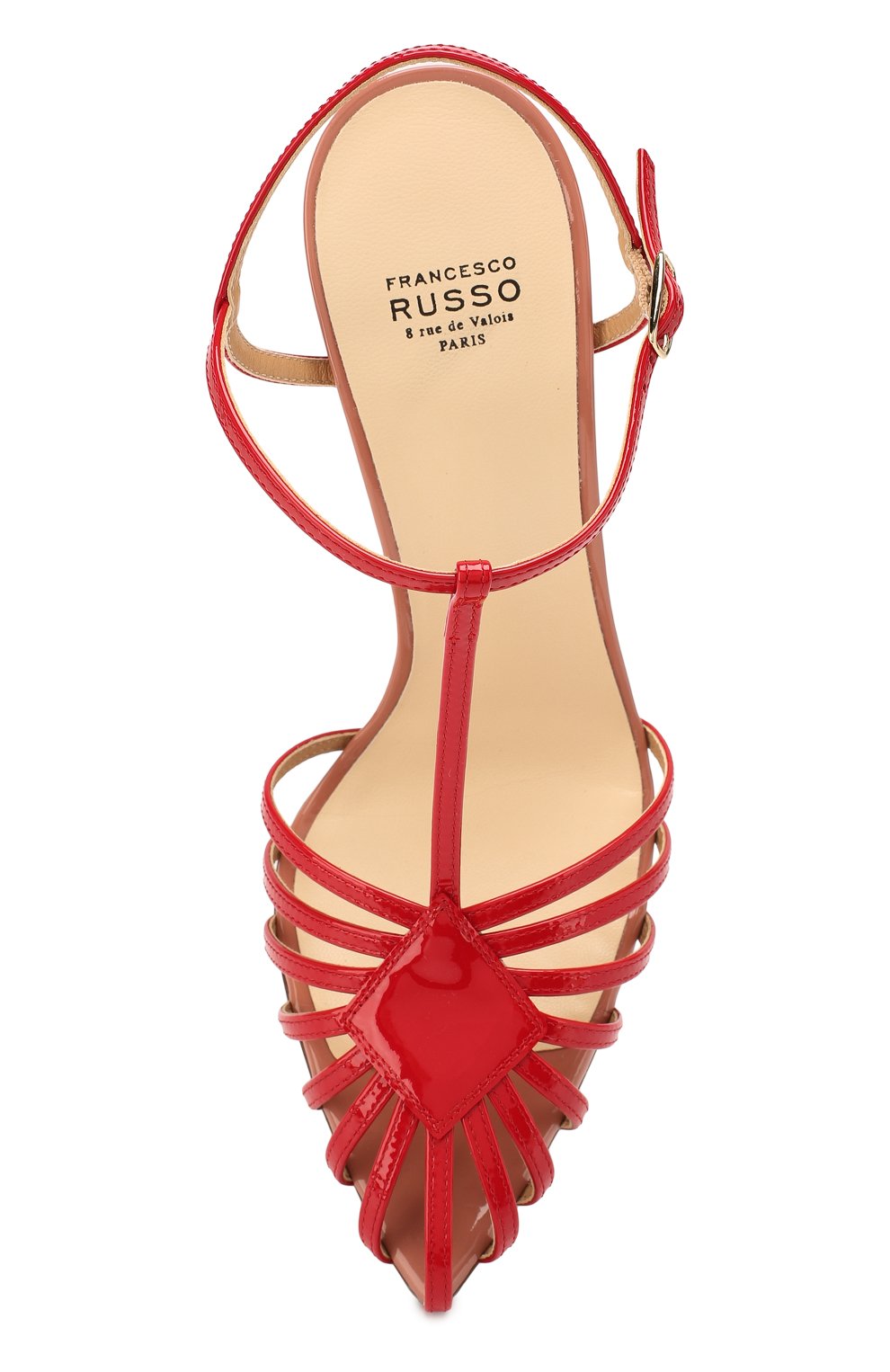 Кожаные босоножки FRANCESCO RUSSO, арт. R1S502/PATENT, фото 5