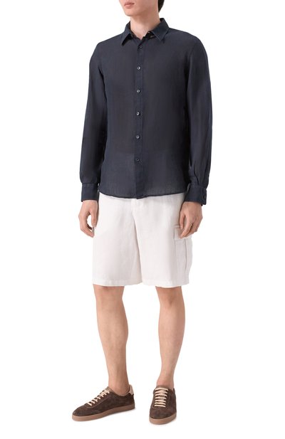 Мужская льняная рубашка 120% LINO, арт. 33ALIM1PKA/0115/000