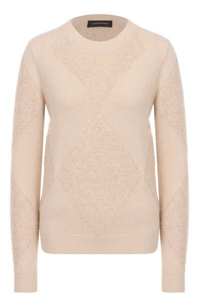 Женский пуловер из шерсти и шелка LORENA ANTONIAZZI, арт. GM22A/2988