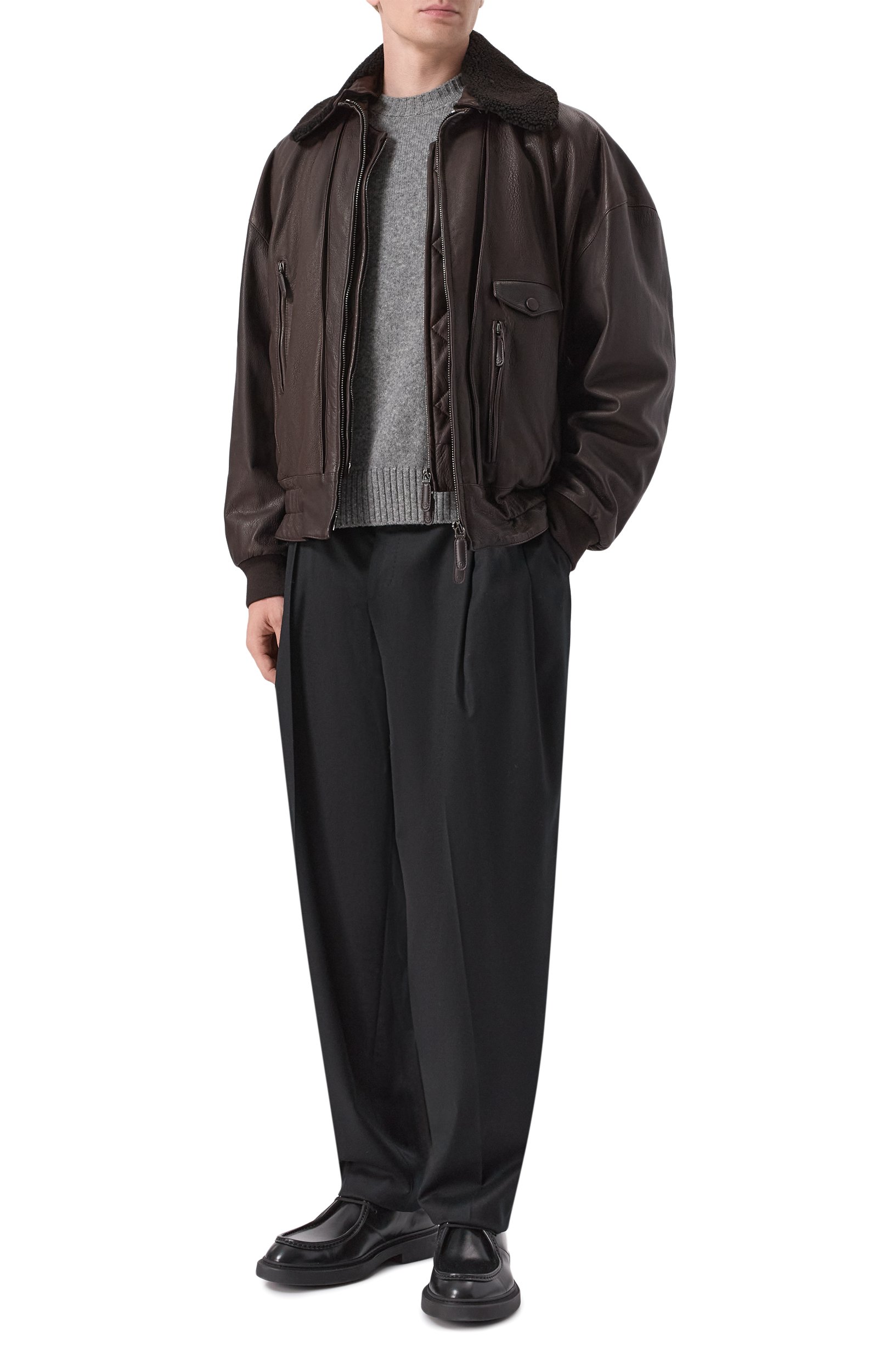 Шерстяные брюки DOLCE & GABBANA, арт. GP1B9T/FUBG8, фото 2