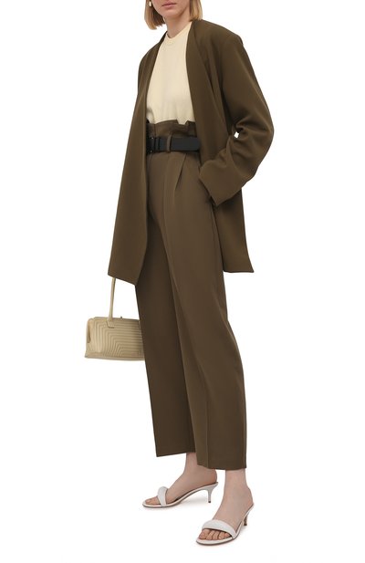 Кожаные мюли bijoux 55 GIANVITO ROSSI, арт. G18380.55RIC.NAPBIAN, фото 2