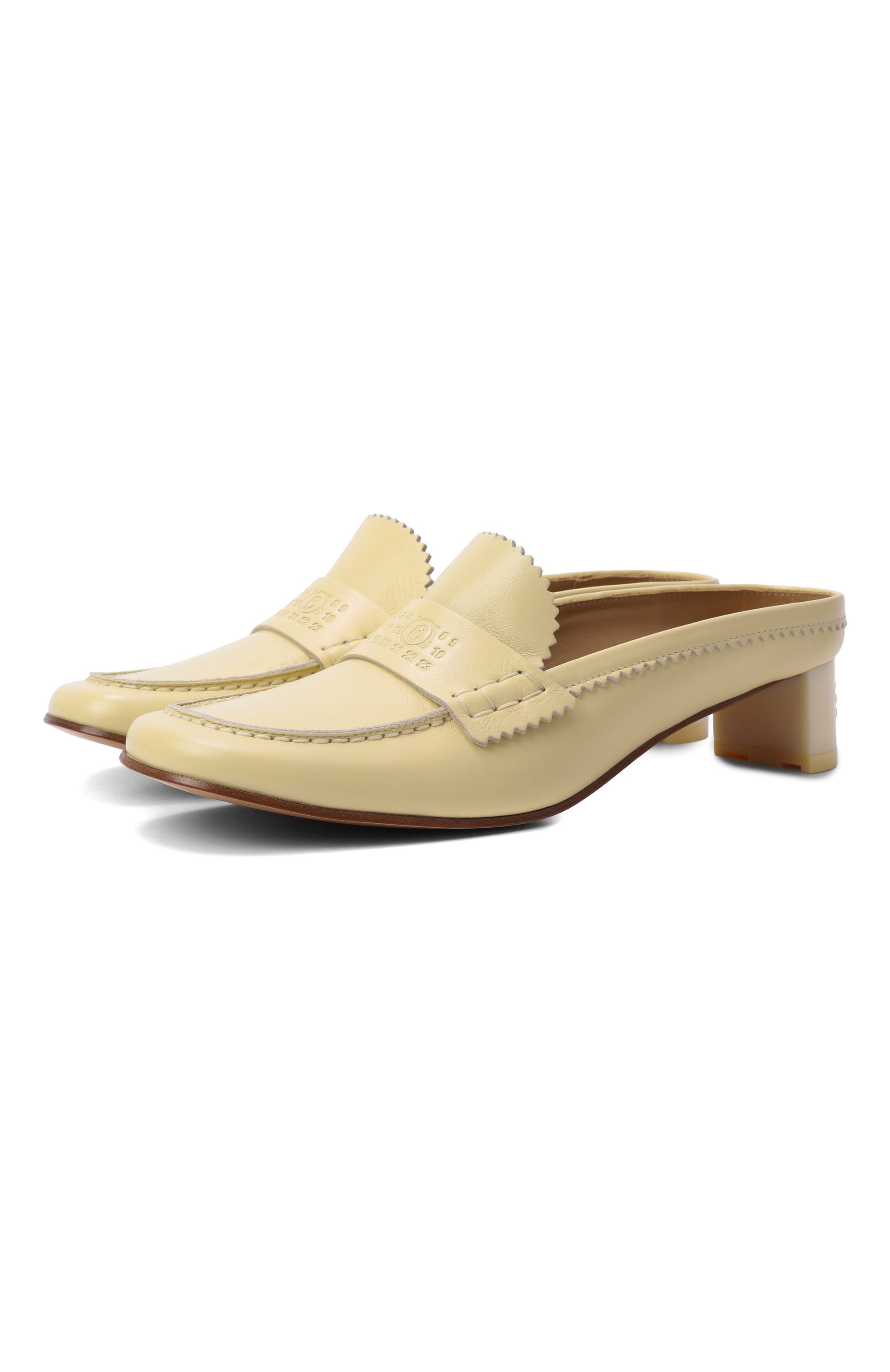 Кожаные мюли swing-toe MM6, арт. S66WX0074/P7560, фото 1