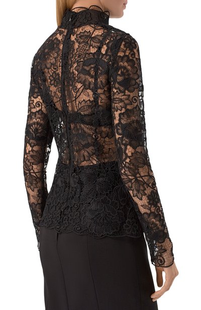 Топ ELIE SAAB черного цвета по цене 208000 руб., арт. T0435NF26/LA011, фото 4 Топ ELIE SAAB, арт. T0435NF26/LA011, фото 4