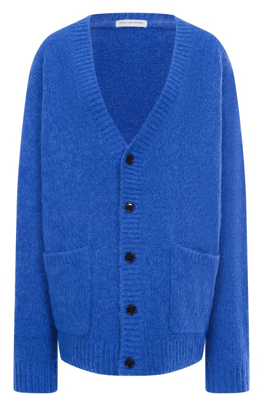 Шерстяной кардиган Dries Van Noten 021224-2709-504 Синий 021224-2709-504