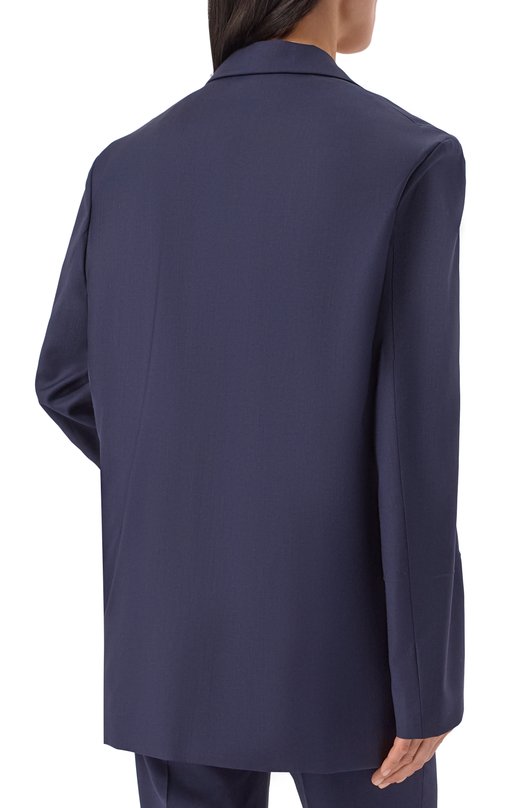 Шерстяной жакет N21 L011/3016 Синий  L011/3016 Фото 4