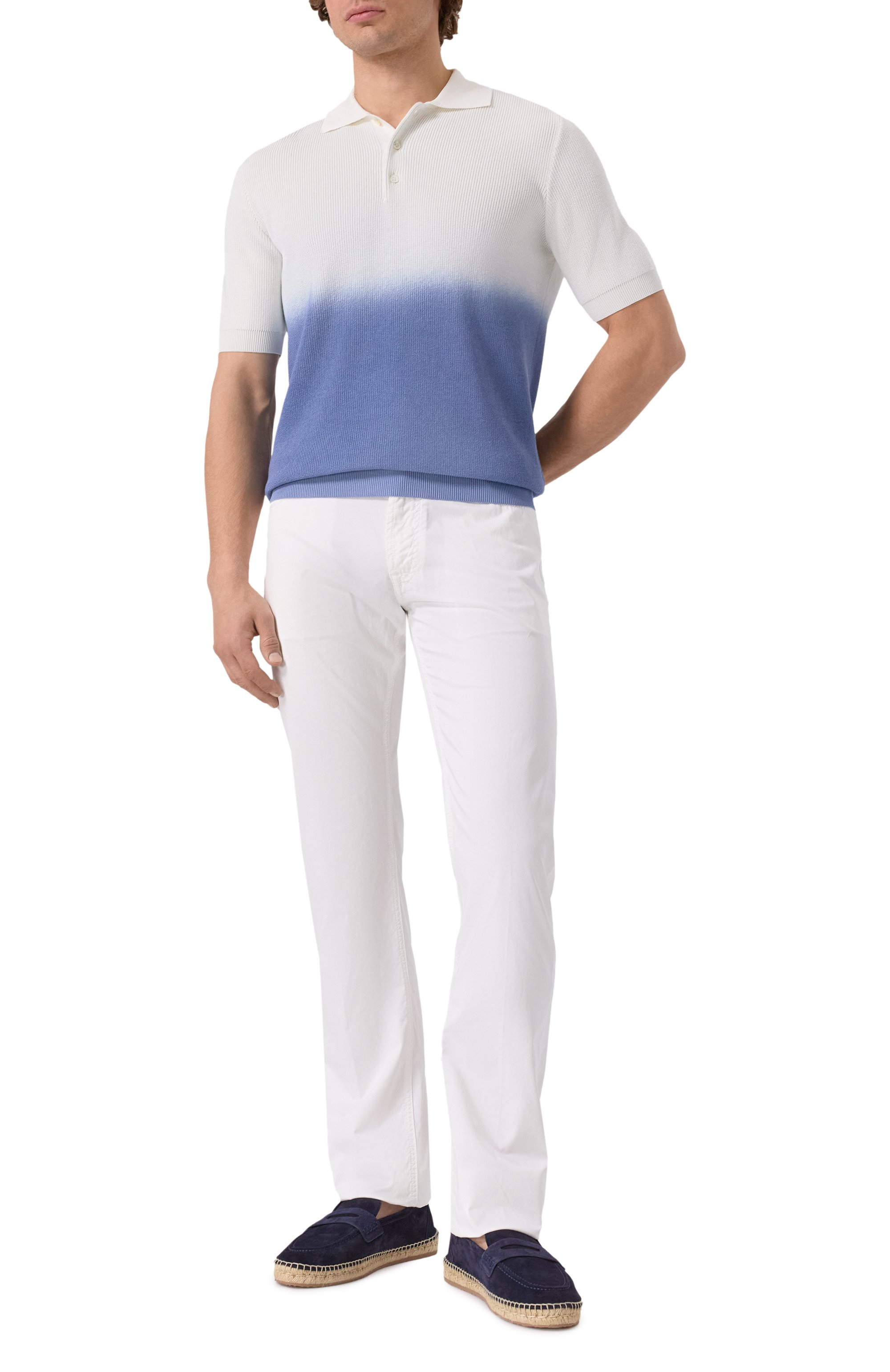 Поло из хлопка и шелка MVST, арт. M0-M25.2MM.K401, фото 2