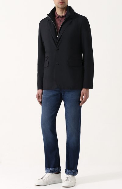 Приталенная куртка на пуговицах с подстежкой ANDREA CAMPAGNA, арт. 89100E0012600, фото 2