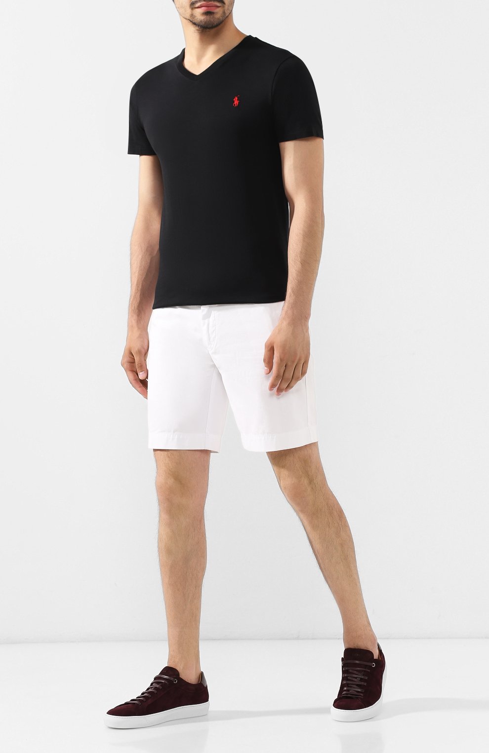 Хлопковая футболка  POLO RALPH LAUREN, арт. 710671453, фото 2