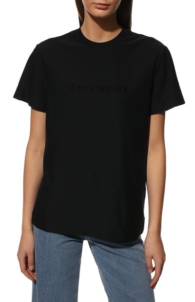Хлопковая футболка GIVENCHY, арт. BW707Z30NH, фото 3