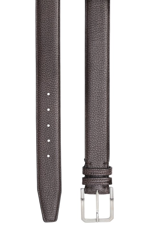 Кожаный ремень Kiton USC23PN0012601 Коричневый  USC23PN0012601 Фото 3