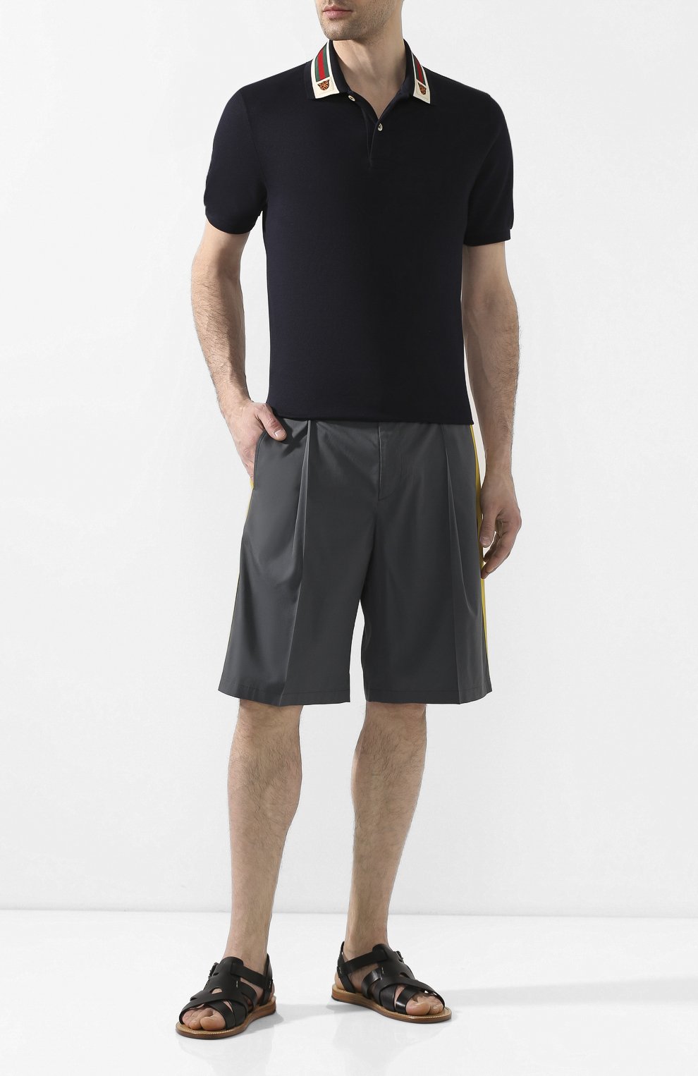 Кожаные сандалии pantheon DOLCE & GABBANA, арт. A80162/AJ634, фото 2