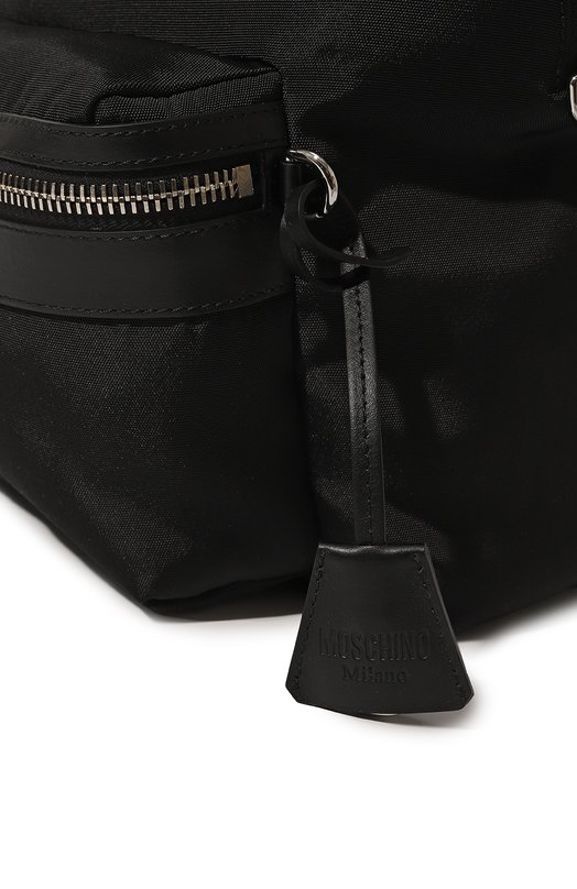 Текстильный рюкзак Moschino Чёрный, фото 3
