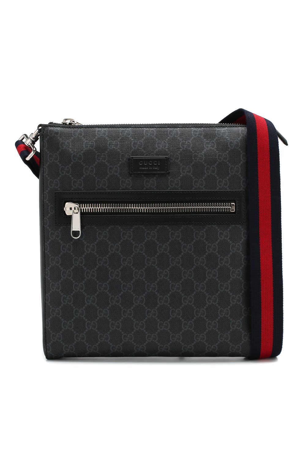 GUCCI Supreme Black トートバッグ GG ブラック〕ラージ トートバッグ ・ブラック GGスプリーム