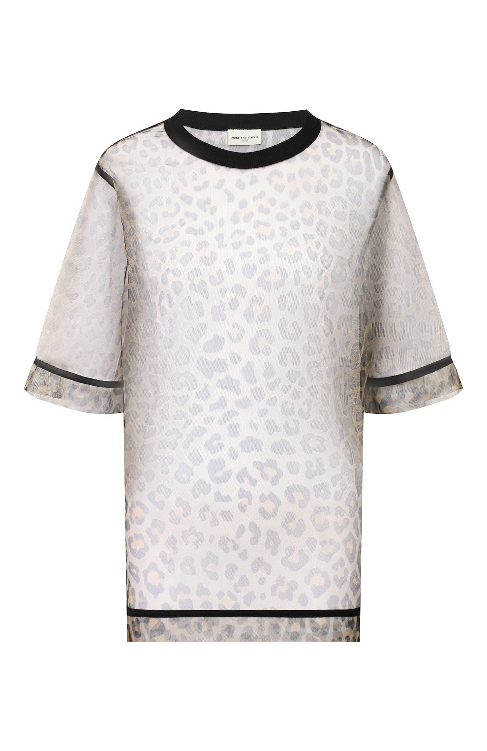 Топ DRIES VAN NOTEN леопардового цвета по цене 39750 руб., арт. 201-11131-9143, фото 1 Топ DRIES VAN NOTEN, арт. 201-11131-9143, фото 1