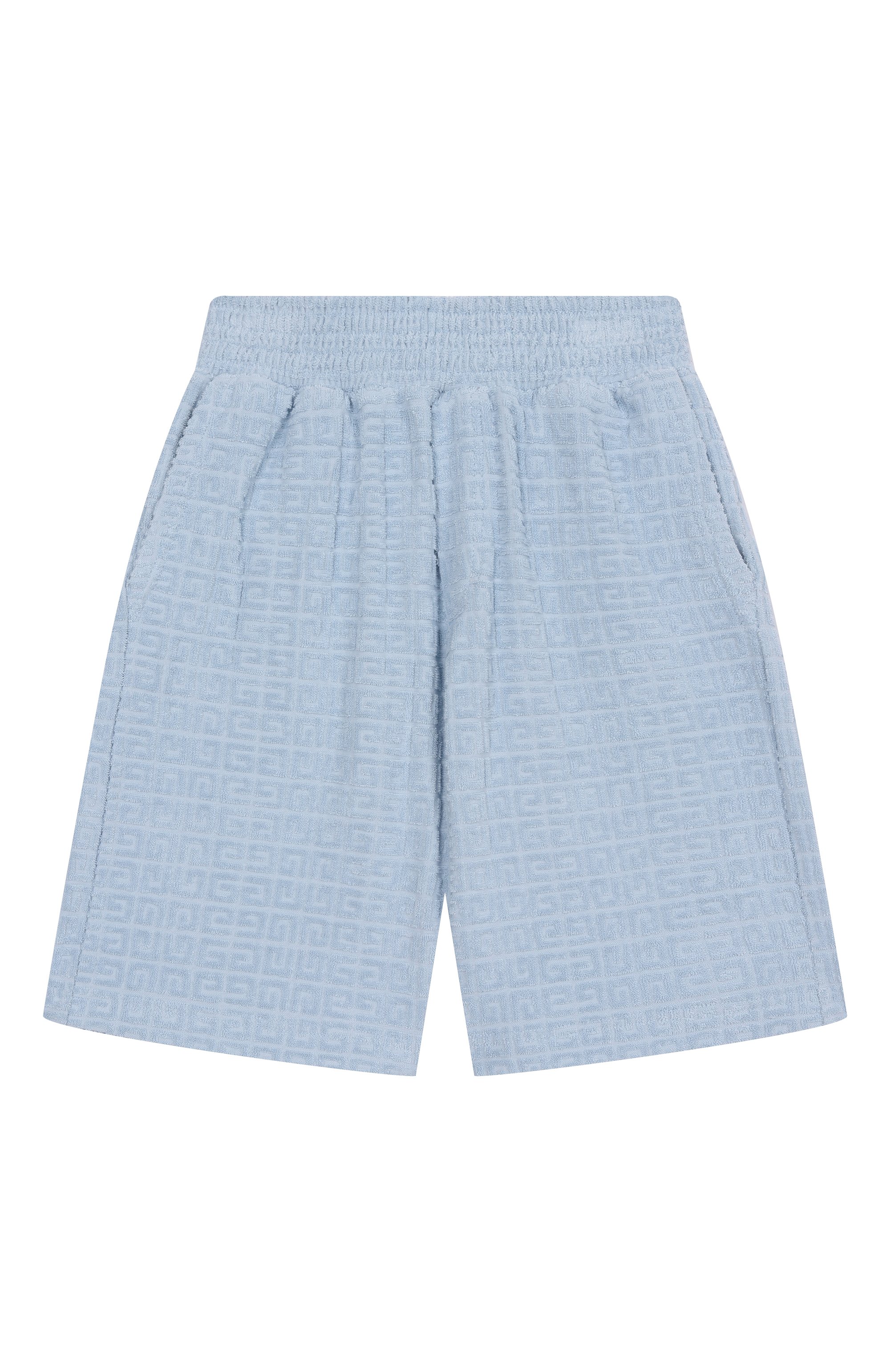 Хлопковые шорты GIVENCHY голубого цвета по цене 45450 руб., арт. H30711, фото 1 Хлопковые шорты GIVENCHY, арт. H30711, фото 1