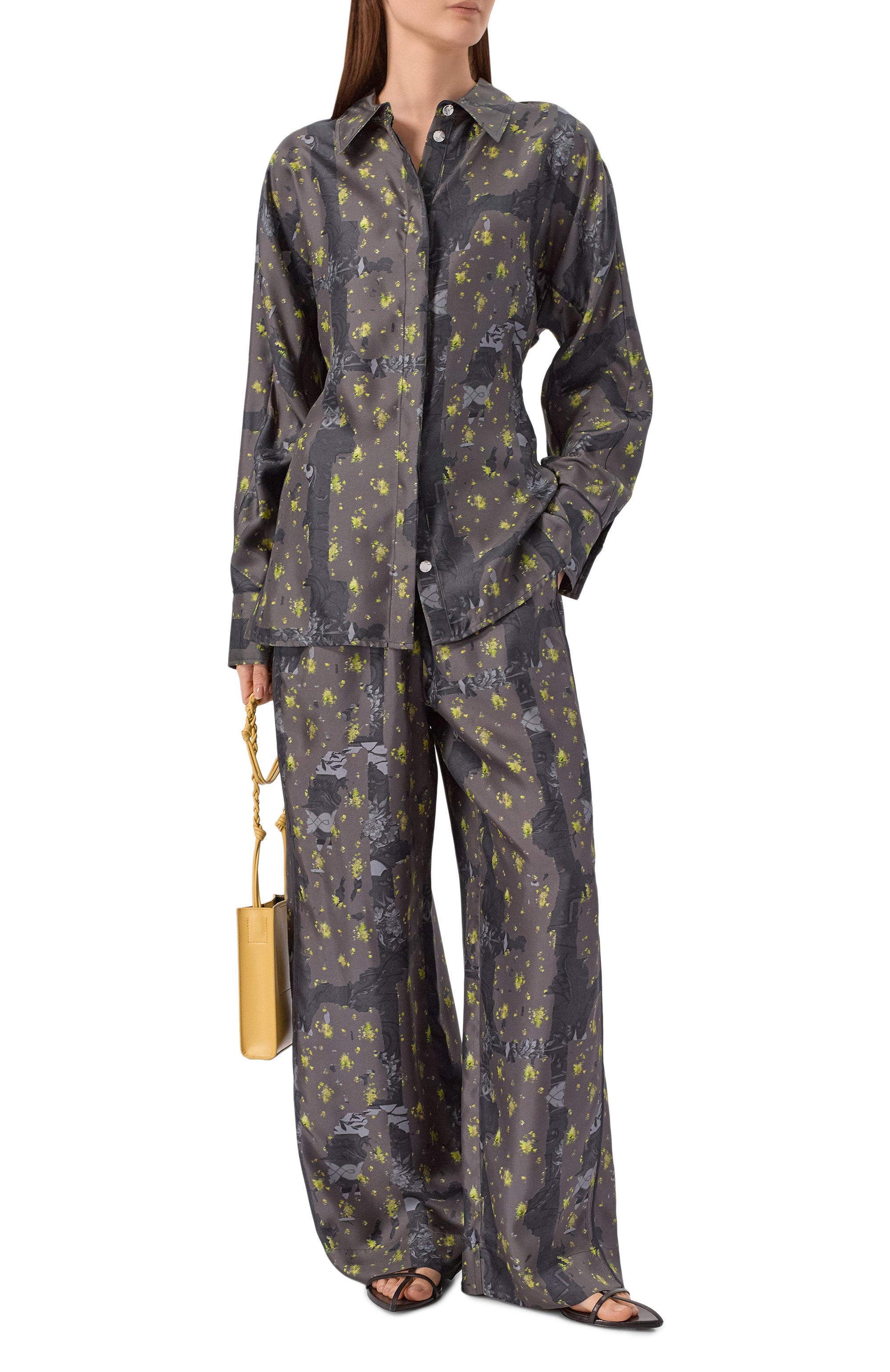 Шелковая рубашка GANNI, арт. A1040265, фото 2